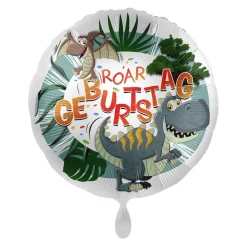 NEU Folienballon Dinosaurier - ROAR Geburtstag - ca. 45cm Durchmesser