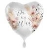NEU Folienballon - Du. Ich. Wir - ca. 45cm Durchmesser