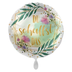 NEU Folienballon - Du schaffst das - ca. 45cm Durchmesser