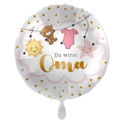 NEU Folienballon - Du wirst Oma - ca. 45cm Durchmesser