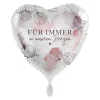 NEU Folienballon - Für immer in unseren Herzen - ca. 45cm Durchmesser