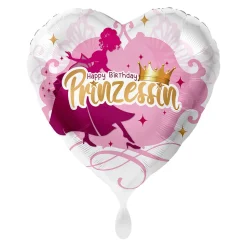 NEU Folienballon - Happy Birthday Prinzessin - ca. 45cm Durchmesser