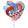 NEU Folienballon - Helau - ca. 45cm Durchmesser