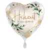 NEU Folienballon - Hochzeit Herzlichen Glückwunsch - ca. 45cm Durchmesser