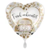 NEU Folienballon Hochzeitsauto - Frisch verheiratet - ca. 45cm Durchmesser