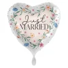 NEU Folienballon - Just Married - ca. 45cm Durchmesser