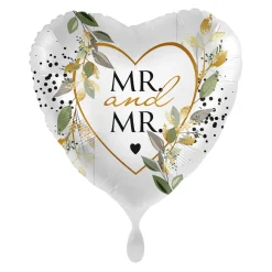 NEU Folienballon - Mr. & Mr. Love - ca. 45cm Durchmesser