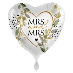 NEU Folienballon - Mrs. & Mrs. Love - ca. 45cm Durchmesser