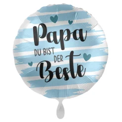 NEU Folienballon - Papa Du bist der Beste - ca. 45cm Durchmesser