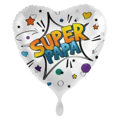 NEU Folienballon - Super Papa - ca. 45cm Durchmesser