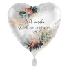 NEU Folienballon - Wir werden Dich nie vergessen - ca. 45cm Durchmesser