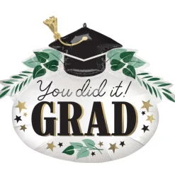 NEU Folienballon You did it Grad, ca. 86x73cm