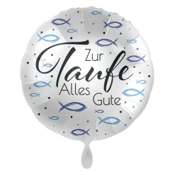 NEU Folienballon - Zur Taufe alles Gute - ca. 45cm Durchmesser
