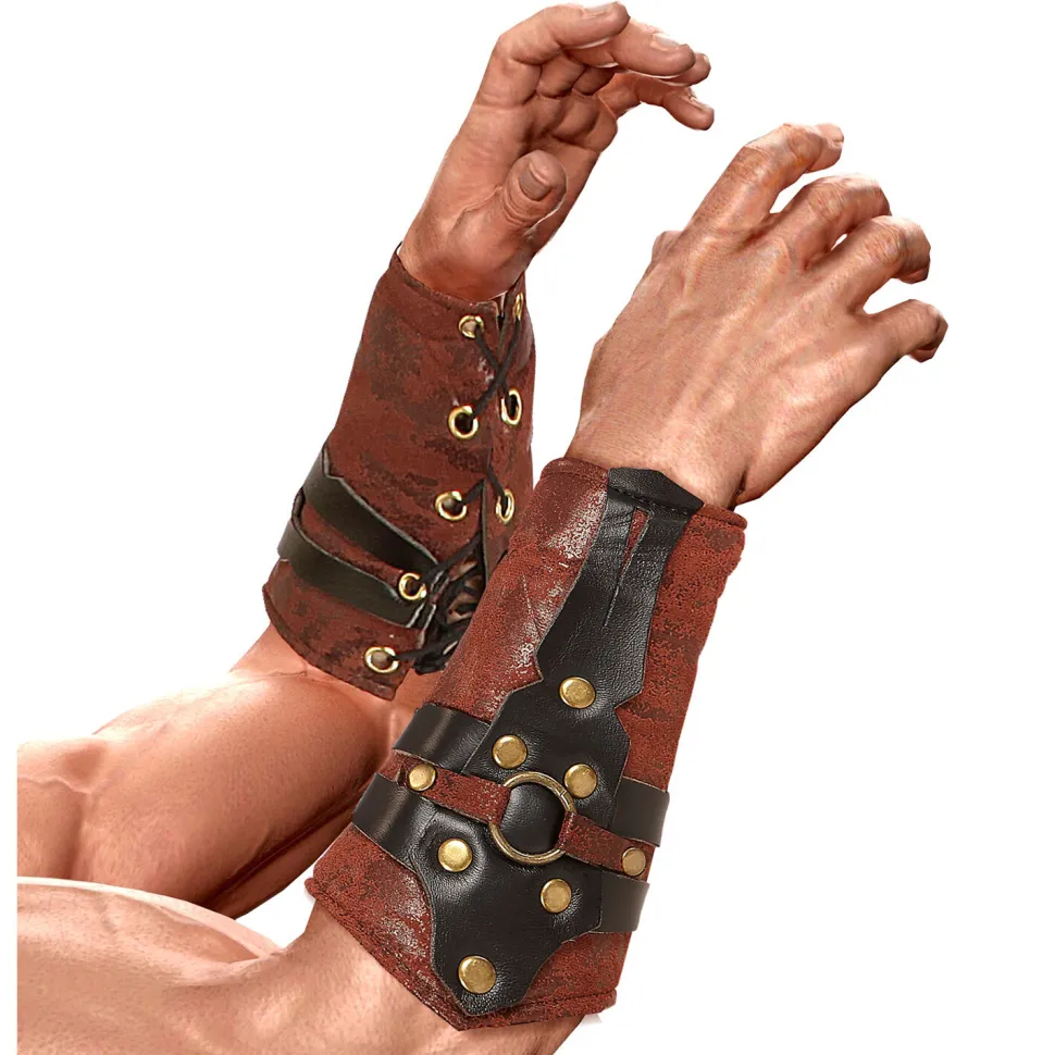 NEU Gladiatoren-Armschoner in Lederoptik