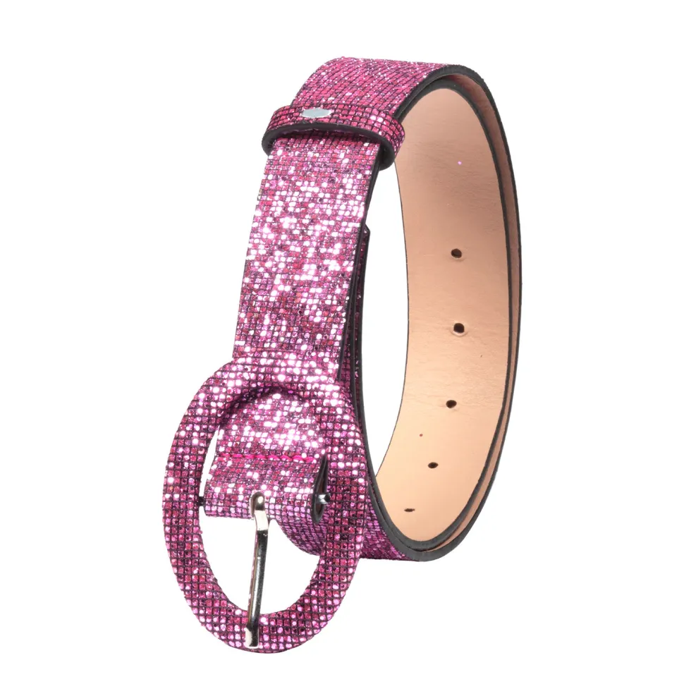 NEU Glitzer-Gürtel, pink, Einheitsgröße
