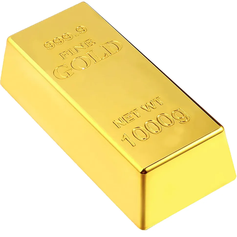 NEU Goldbarren Attrappe, 16,5 cm, 1 Stück