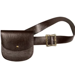 NEU Gürteltasche mit Gürtel, braun, Tasche 18x18cm, Gürtel 110cm