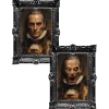 NEU Gruseliges Puppen-Halloween-Bild mit Holografie-Effekt, ca. 35x48cm