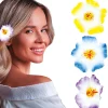 NEU Haarclips Hawaiianische Blüten, 3 Stück