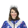 NEU Haarreif deluxe mit Discokugeln, silber
