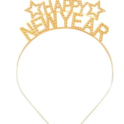 NEU Haarreif Happy New Year, gold