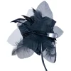 NEU Haarschmuck schwarze Rose mit Clip