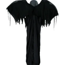NEU Halloween-Deko Figur geflügeltes Skelett mit Licht-, Sound- und Bewegungseffekt, 180cm