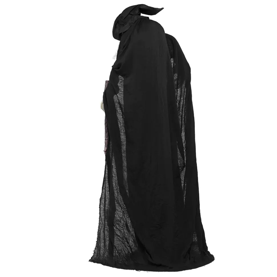 NEU Halloween-Deko-Figur Hexe Endora, 170cm, mit Bewegungs-, Licht- und Soundeffekten