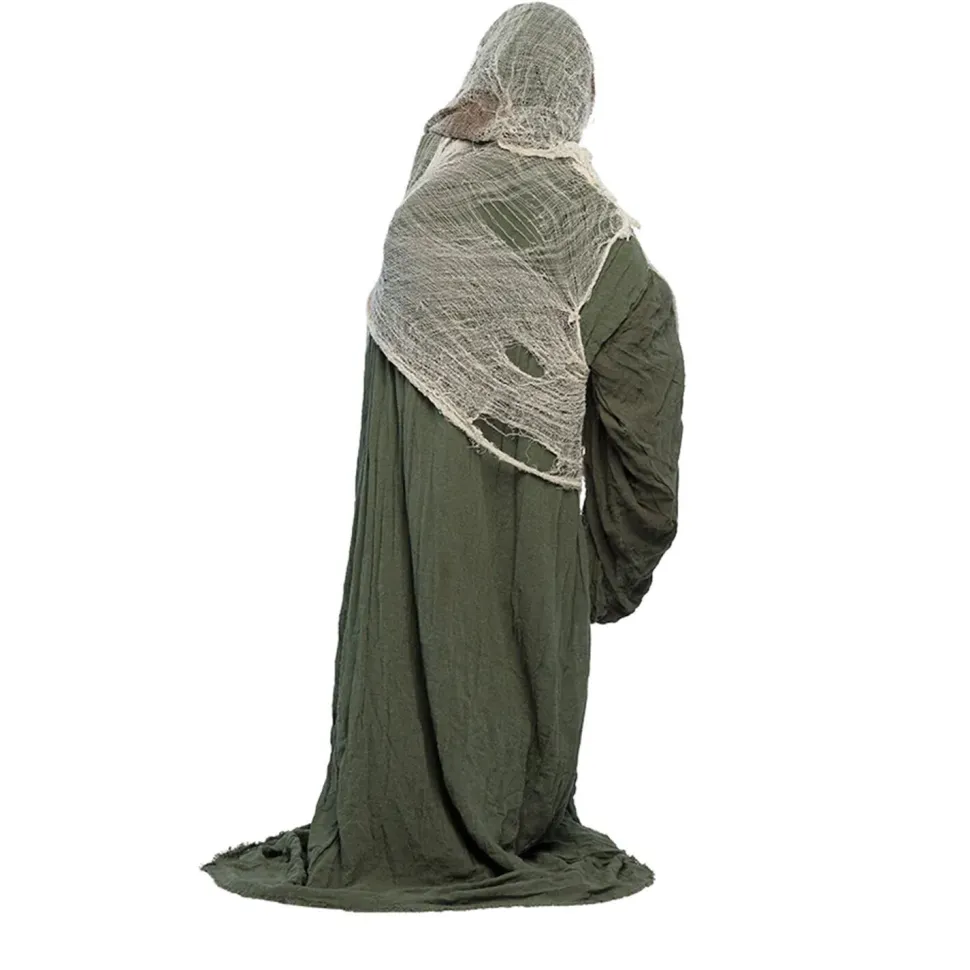 NEU Halloween-Deko-Figur Hexe Andromda, 153cm, mit Bewegungs-, Licht- und Soundeffekten