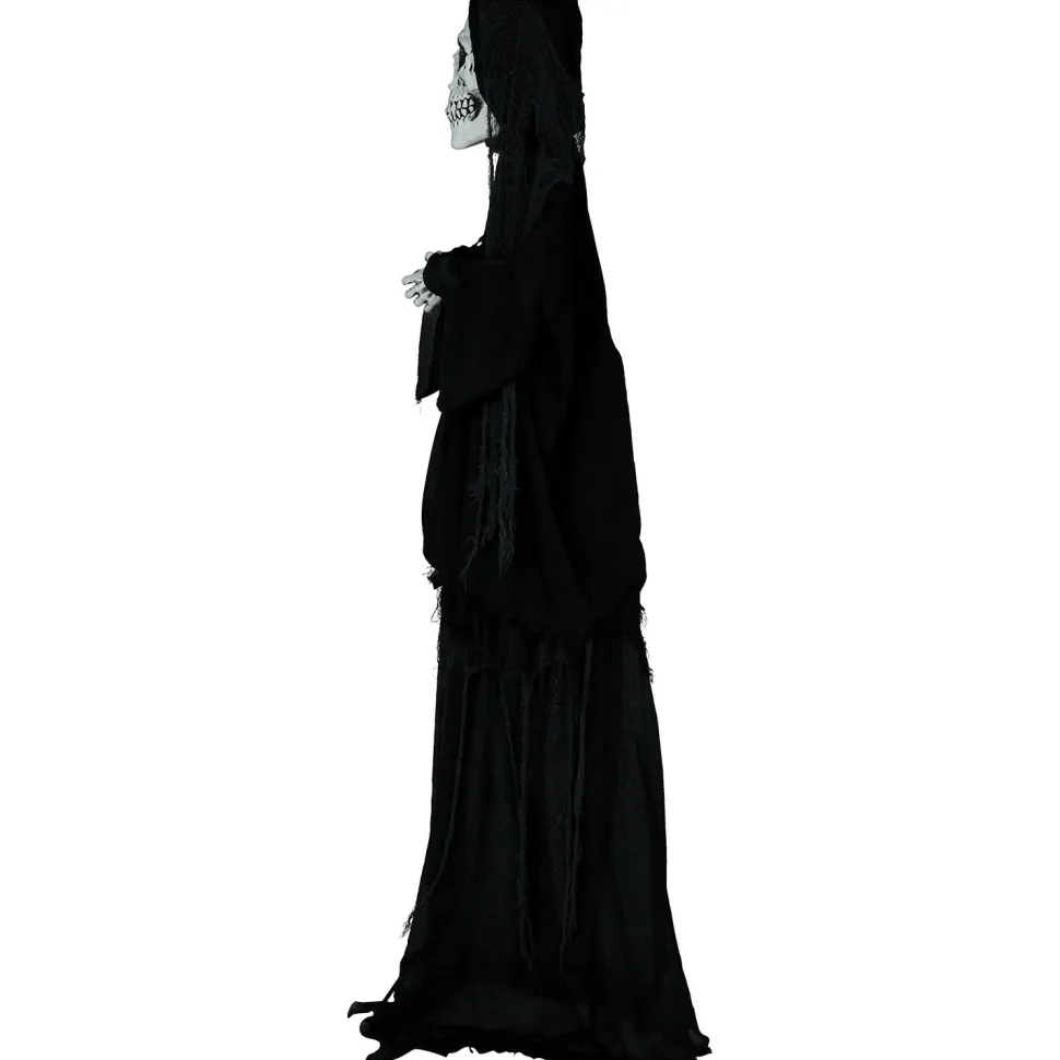 NEU Halloween-Deko Figur Riesen-Skelett mit Licht-, Sound- und Bewegungseffekt, 260cm