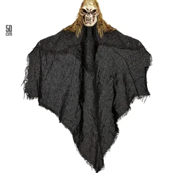 NEU Halloween-Deko-Figur Sensenmann, ca. 50 cm, Schwarz