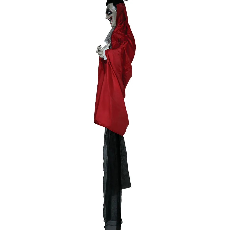 NEU Halloween-Deko Figur verrückter Vampirgraf, mit Licht-, Sound- und Bewegungseffekt, 180cm