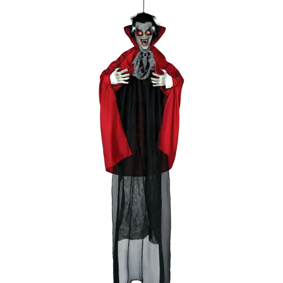 NEU Halloween-Deko Figur verrückter Vampirgraf, mit Licht-, Sound- und Bewegungseffekt, 180cm