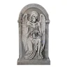 NEU Halloween Deko Grabstein mit Skelett-Engel, 90x50cm
