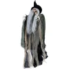 NEU Halloween-Deko Gruselhexe, mit Aufhänger, 50cm