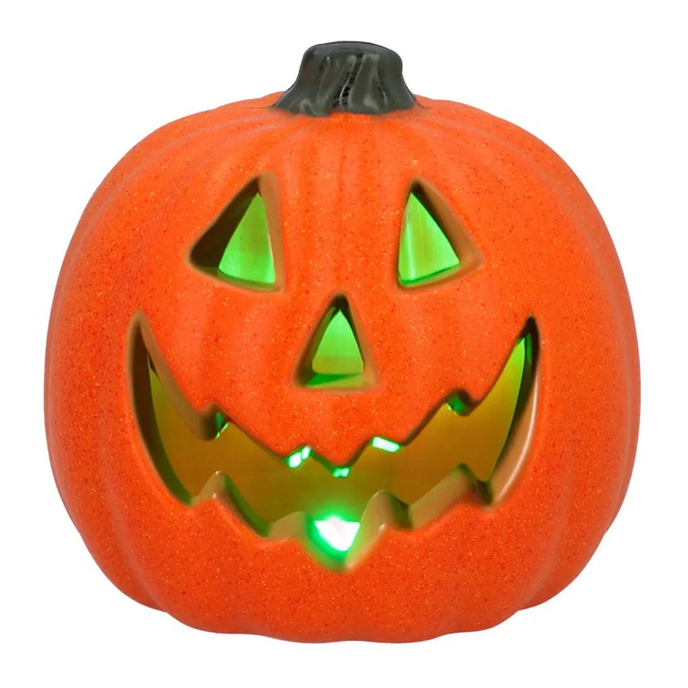 NEU Halloween-Deko Kürbis, ca. 20cm, mit Lichteffekt