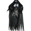 NEU Halloween-Deko schwarzer Geist mit Licht- und Soundeffekten, 170cm