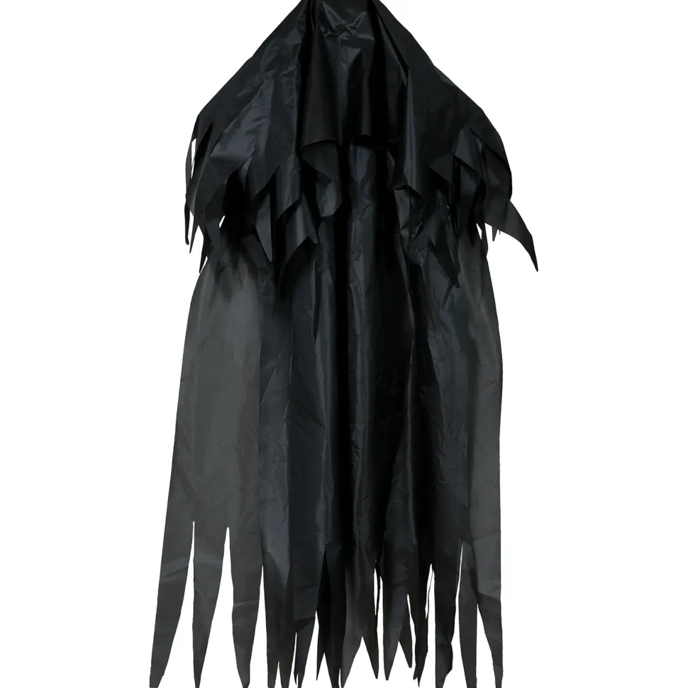 NEU Halloween-Deko schwarzer Geist mit Licht- und Soundeffekten, 170cm