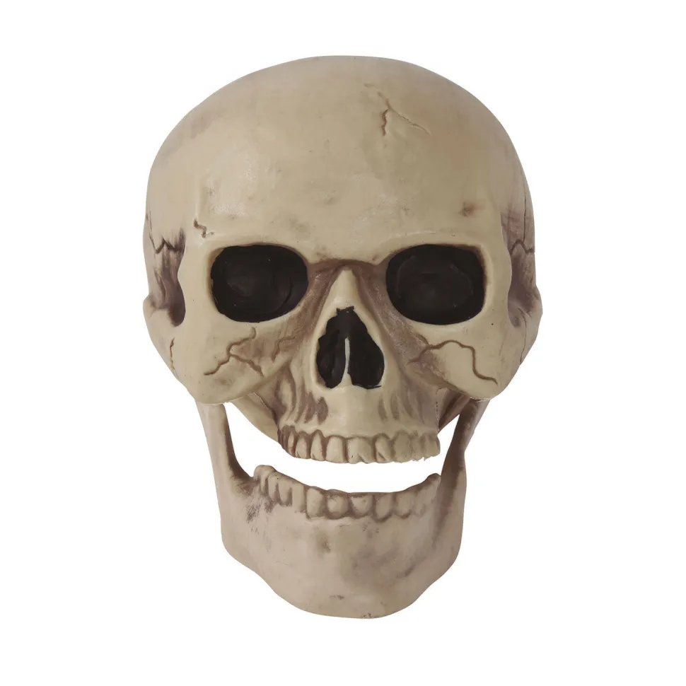 NEU Halloween-Deko Totenschädel aus PVC, ca. 20cm