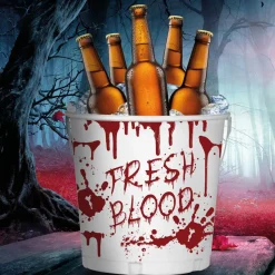 NEU Halloween-Eimer Fresh Blood, aus Blech, ca. 19x23cm
