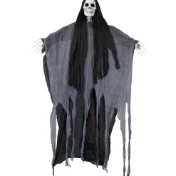 NEU Halloween-Figur SENSENMANN, Länge: 153 cm, Schwarz