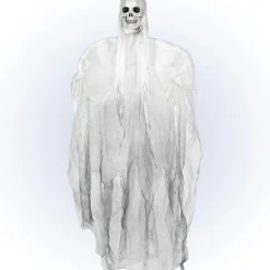 NEU Halloween-Figur SENSENMANN, Länge: 153 cm, Weiß