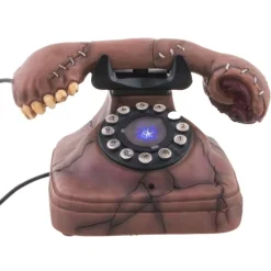 NEU Halloween Horror-Telefon, Originalgröße, mit Licht und Sound