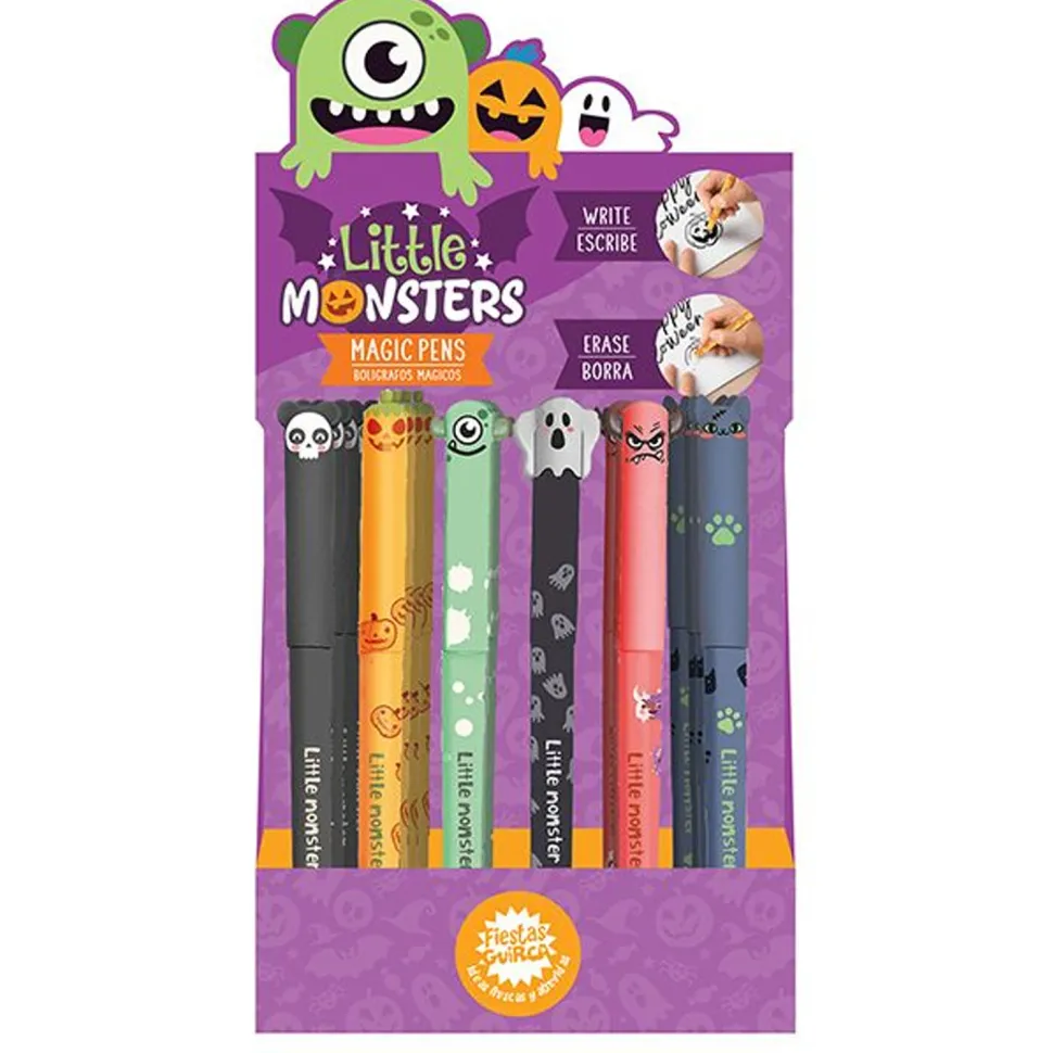 NEU Halloween-Kugelschreiber little Monsters mit löschbarer Tinte, sortierte Modelle, 1 Stück