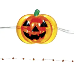 NEU Halloween-Lichterkette Kürbisse, batteriebetrieben, Länge ca. 120 cm