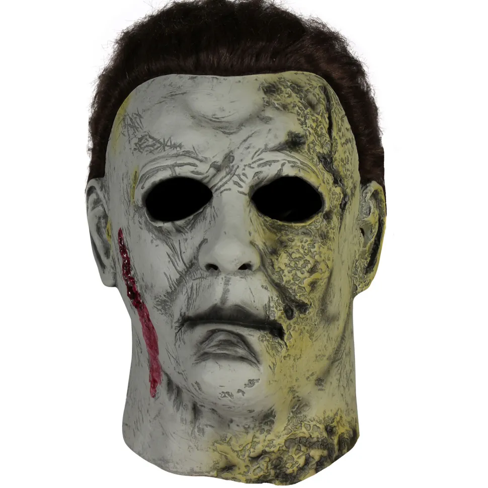 NEU Halloween-Maske Michael mit Haaren, Latex-Maske