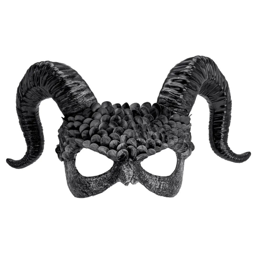 NEU Halloween-Maske schwarzer Dämon