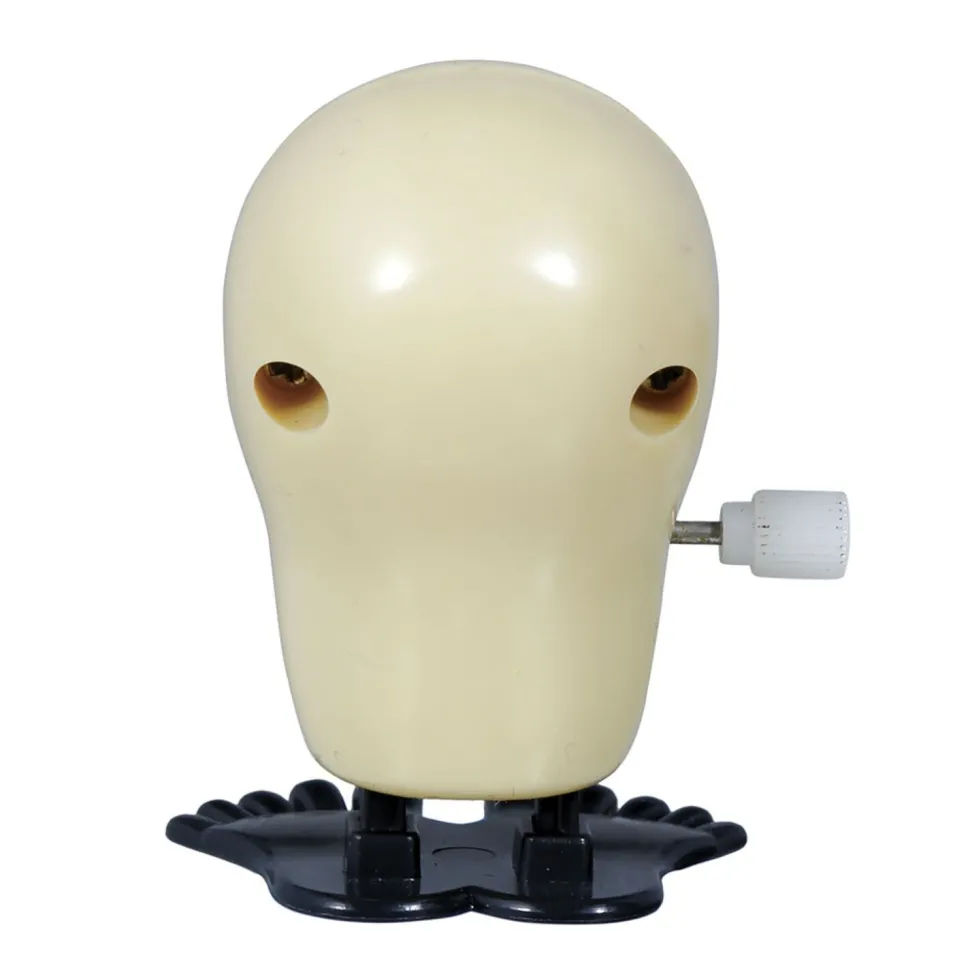 NEU Halloween-Spielzeug Totenkopf zum Aufziehen