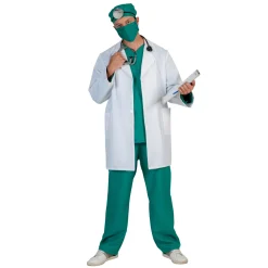 NEU Herren-Kostüm Doktor Danny, Doktorkittel, weiß, Gr. 44-46
