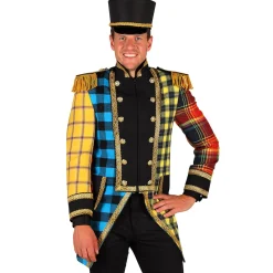 NEU Herren-Kostüm Karnevalsjacke Patchwork, Gr. S